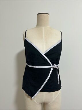 Black Wrap Top